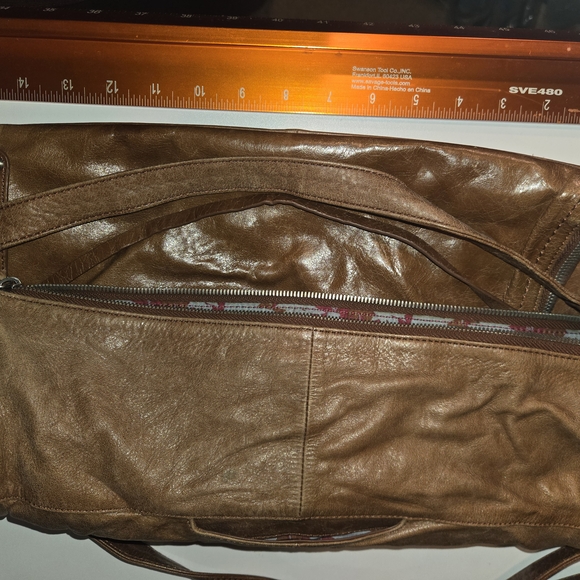 HOBO Brown Leather Crossbody Bag - Picture 1 of 9